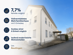 Mehr über den Artikel erfahren 🔥<span style='color:#FF0000;'>PROVISIONSFREI! ✅</span>7,7% Rendite möglich – Mehrfamilienhaus nahe Bosch vollvermietet